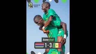 Tournoi qualificatif WAFU  A U17  : GAMBIE VS SENEGAL