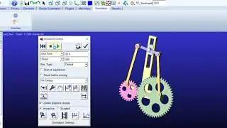 MSC Adams Cardan Joint Animation Tutorial. Force between gears
