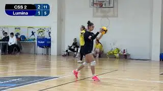 4K / Volei feminin U17 / Meci amical / CSS 2 - Lumina 3-1/ Set 4 / 31.01.2026