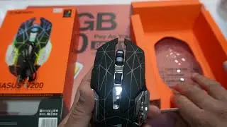 Jertech nasus w200 gaming wireless mouse unboxing urdu/hindi 2021
