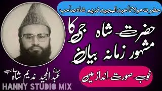 molana abdul majeed nadeem shah sahab