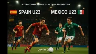 Spain U23 vs Mexico U23 I Full Match | International Friendly | Olympic Preparation | July 18, 2012