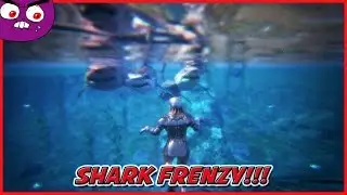 Ark Survival Evolved - Shark Frenzy! (The Longest Tame EVER)