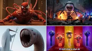 Spider Hero vs Giant Monsters 😱 Epic AI Animation