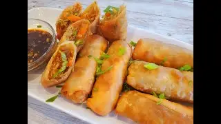 Spring Roll Recipe | Spring Roll Wrappers | Veggie Spring Rolls | Homemade Spring Rolls From scratch