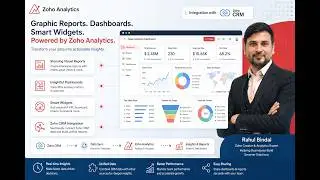 Create graphic report, dashboard, widget in zoho analytics. Also Integration with zoho crm - Rahul