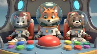 Learn to Count in Space! The Amazing Rocket Adventure with Fox, Bear, and Rabbit