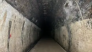 Abandoned 660m long Train Tunnel, 131yrs old, Army stored Mustard gas during WW2