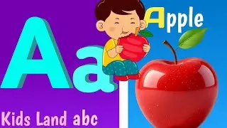 Phonics Song 2 With two words for toddler A for Apple🍎Phonic Sound  Uppercase Letters Nursery Rhyme