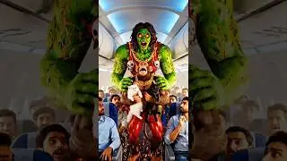 ⁨The monkey came to the ship to sell the cat /@bijenderKumar_1k