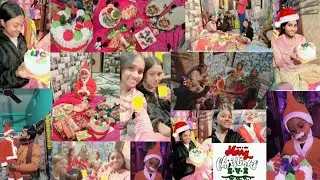Tulsi 🙏 2025 party🥳 Mary Christmas🎅 with family #viral #comedy #subscribe FULLVLOG