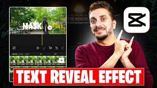 How to Make Cinematic Text Reveal Using Mask in CapCut | Easy Step by Step Tutorial