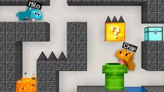 We Become HAMSTERS Trapped in a MAZE in Minecraft!