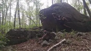 The Alcove Arete (V2) Borderland State Park