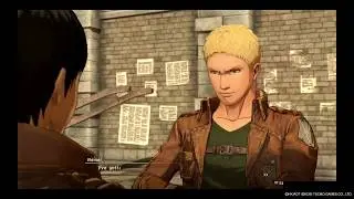 Attack On Titan 2 - Gameplay - Reiner Friendship Moment and Special Mission