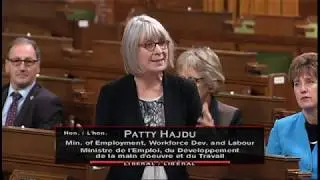 Minister Hajdu Answers Questions on Canada Post