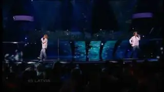 Eurovision 2005 Semi Final 05 Latvia *Walters & Kazha* *The War Is Not Over* 16:9 HQ