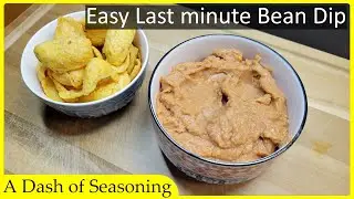 Last Minute Bean dip for the super bowl #superbowl #recipe #dip