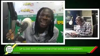 Stonebwoy Gives Kwami Sefa Kayi Patois Lessons As They Meet On Peace FM’s Kokrokoo