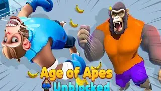 AGE OF APES || GIANT GORRILA FIGHT || EMPIRE ON MONKEY PLANET || SHORTLY WIN || COLLECTING BANANA 🍌 