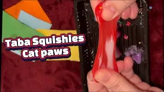 ASMR Opening Mystery Bags Squishes Cat paws  #asmr #squishies #asmrsounds #tabasquishy #catpaws 