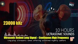 🔊🐀 Ultrasonic Rodent Long Signal – Continuous High Frequency 10 Hours