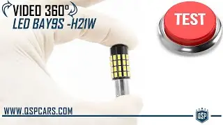 Lampadina LED BAY9S - H21W Test Accensione e Prodotto QualitySpCars Mostrato Fra le Mani | QSPCARS
