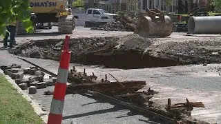 Cleanup begins in north St. Louis after century-old sewer collapse