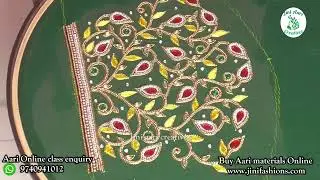 aari blouse kodi design making in Tamil | Kodi design sleeve