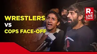 Wrestlers' Protest LIVE: Police Face off With Champs | Somnath Bharti | Vinesh Phogat | Brij Bhushan