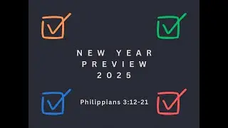 VVBC | January 5, 2025Sermon