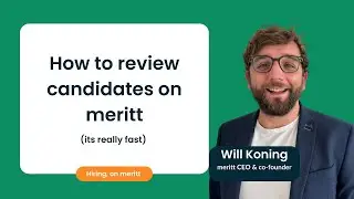 How to Review Sales Candidates on meritt. | Employer Platform Walkthrough