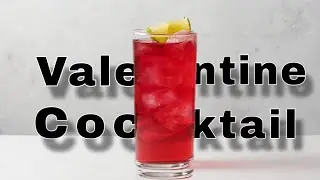 Make the Perfect Red Cocktail for Valentine&rsquo;s Day 🍹 Easy & Romantic Recipe