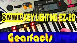 Yamaha EZ-20 keyboard: Lights up like a Casio... sort of...