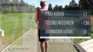 Frisbeegolfin SM 2015 / Avoimen luokan kärkiryhmän finaali osa 1