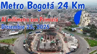 Así amaneció nuestro Metro de Bogotá Diciembre 25 de 2025
