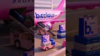 Our pink B.COLOUR PROFESSIONAL plane is already taking the world by storm! #bcolourprofessional
