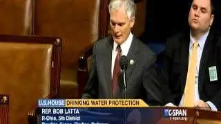 House Passes Latta&rsquo;s Bipartisan Drinking Water Protection Act