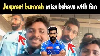 Indian cricketer Jaspreet bumrah miss behave with fans|| Pakistan media reaction
