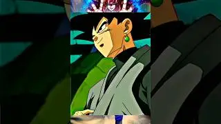 black Goku vs Vegeta #ssgvegeta #dragonballsuper #animeseries #shorts