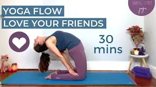 Heart Opening Yoga - For Friendship And Compassion - Heart Chakra