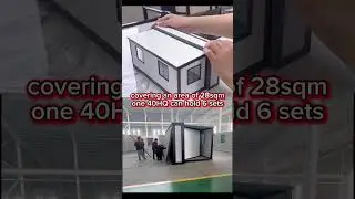 expandable folding house#prefabhouse#foldinghouse#expandablehouse#factory#export