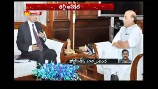 Governor Narasimhan meets Union Home Minister Rajnath Singh Over Cash for Vote