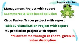 Build your Project/Thesis | CSE Students | html, css, php, js, cisco, ML and  visualization project