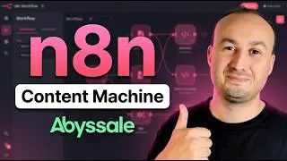 I Built an Automated Content Machine with n8n &times; Abyssale (Full Workflow) 🤯