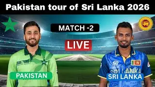 🔴PAKISTAN vs SRI LANKA 2nd T20 LIVE COMMENTARY | PAK vs SL | SCORES & COMMENTARY