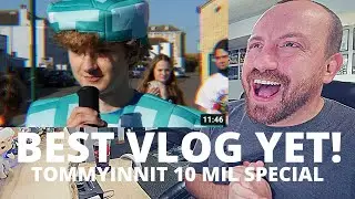 HIS BEST VLOG! TommyInnit Does England Like Minecraft Man? (10 mil special) FIRST REACTION!