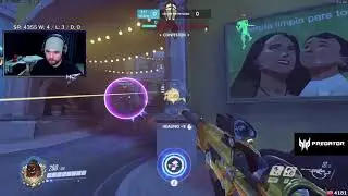 ML7 THE BEST POSITIONING AS ANA! OVERWATCH GAMEPLAY SEASON 24 TOP 500