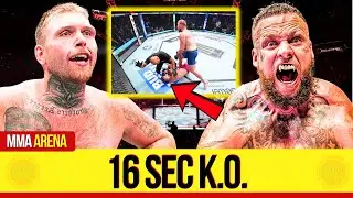 16 Second KO! Steven Asplund STUNS UFC with Shocking Finish
