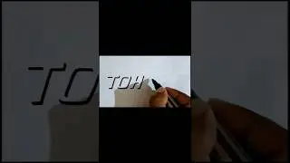 SHADOW NAME ART TOHIDUL 3D 📝 #shorts